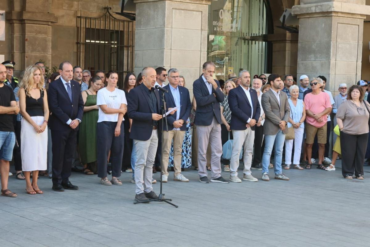 Minut de silenci pel crim de Carles Vilajosana a Manresa