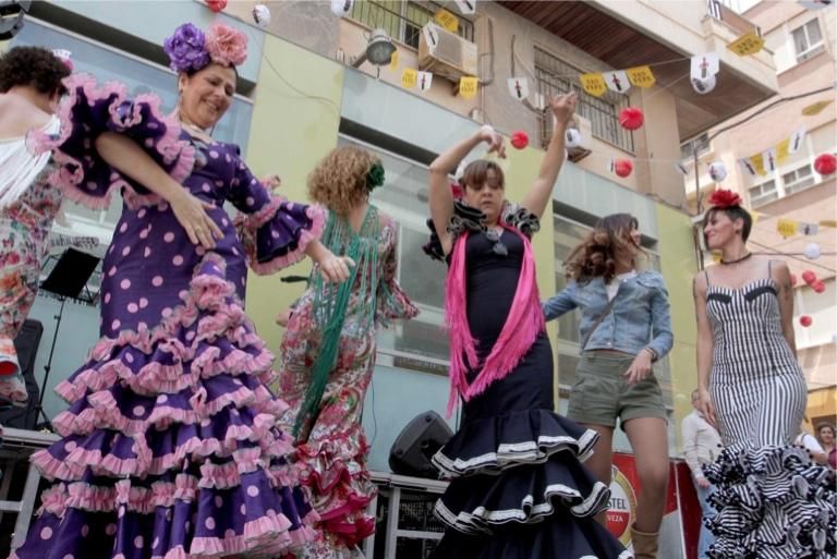 Gran ambiente en al Fiesta de las Cruces de Mayo en Cartagena