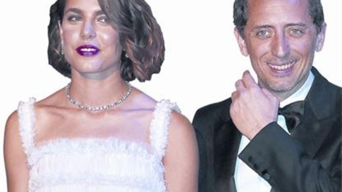 Carlota Casiraghi y Gad Elmaleh, en el baile de la Rosa de Mónaco, en marzo.