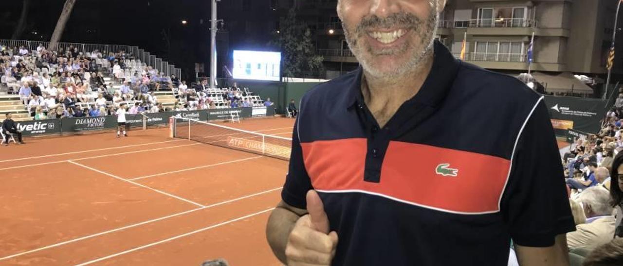 Alex Corretja, en el Palma Sport &amp; Tennis Club.
