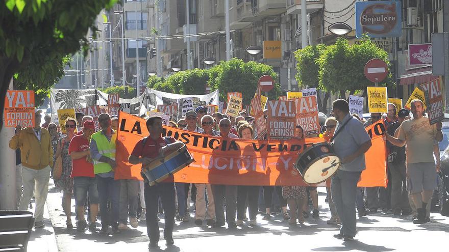 Protesta de afectados de Fórum y Afinsa