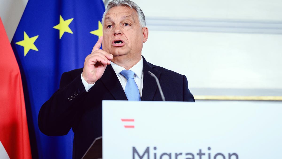 Viktor Orban, en una cumbre en Austria.