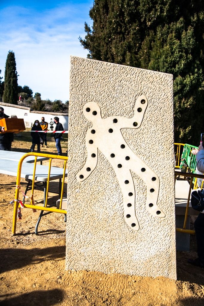 FOTOGALERÍA | Homenaje a los 26 vecinos de Angüés (Huesca) fusilados en la Guerra Civil