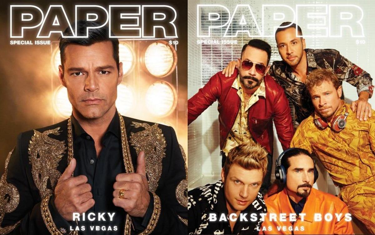 Ricky Martin y los Backstreet Boys