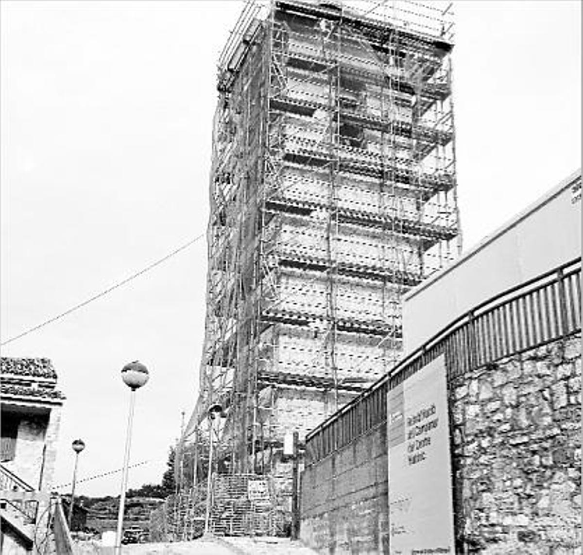 Les obres, en la imatge en els seus darrers compassos, han vist disparat el seu cost, fins als 314.000 euros