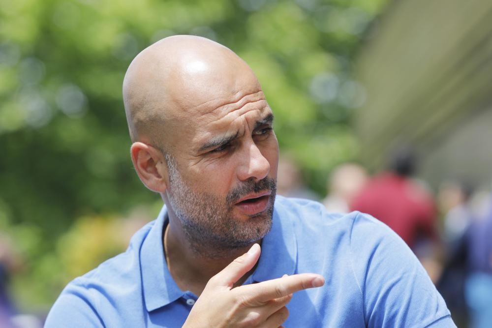 Guardiola i altres exfutbolistes disputen el torneig de golf a Caldes de Malavella