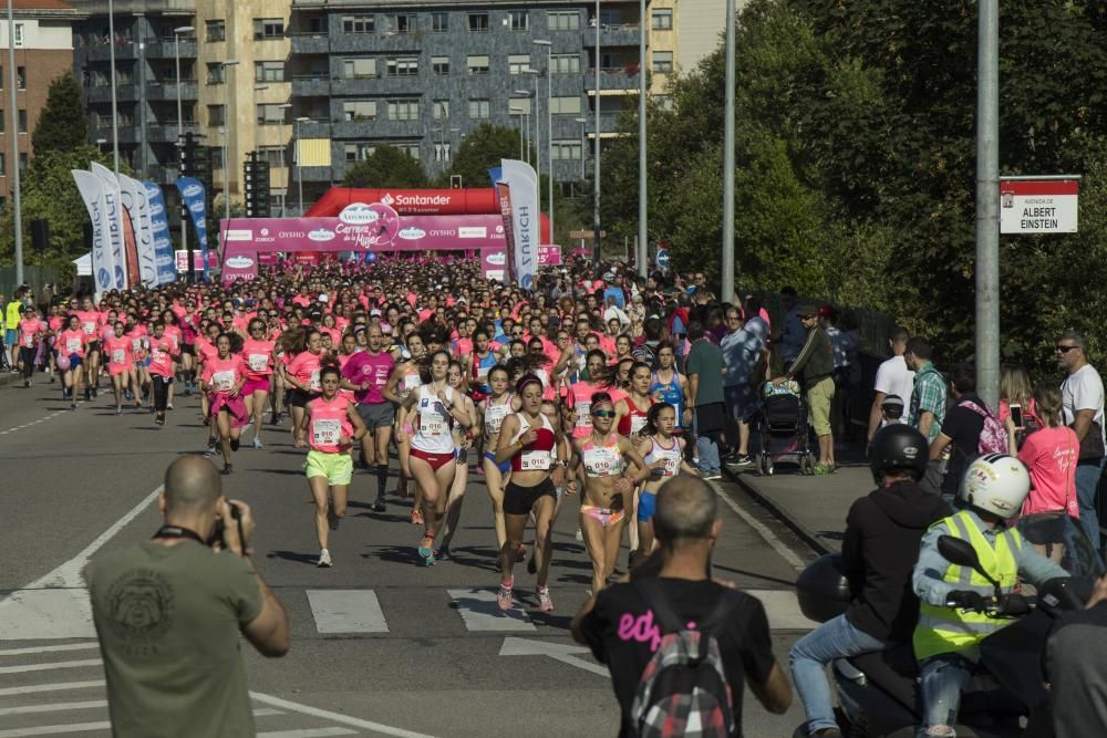 Participantes en la carrera