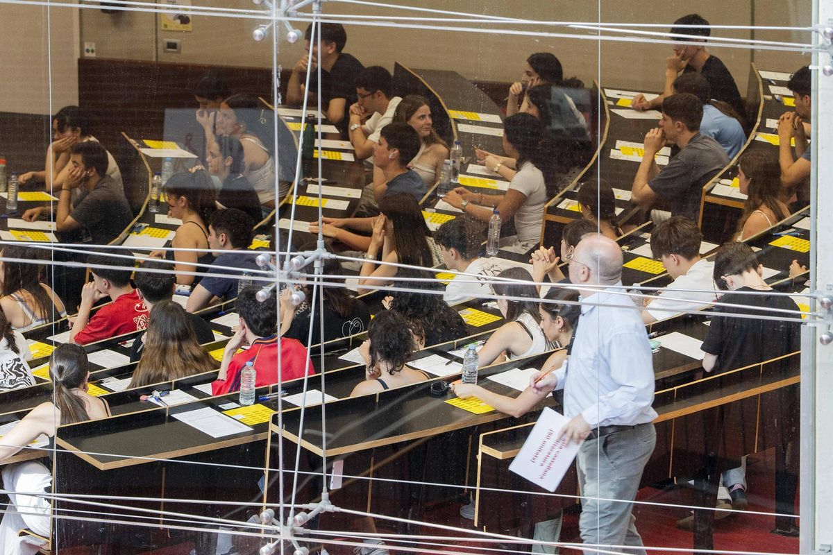 Primer día de selectividad 2025 en Catalunya.