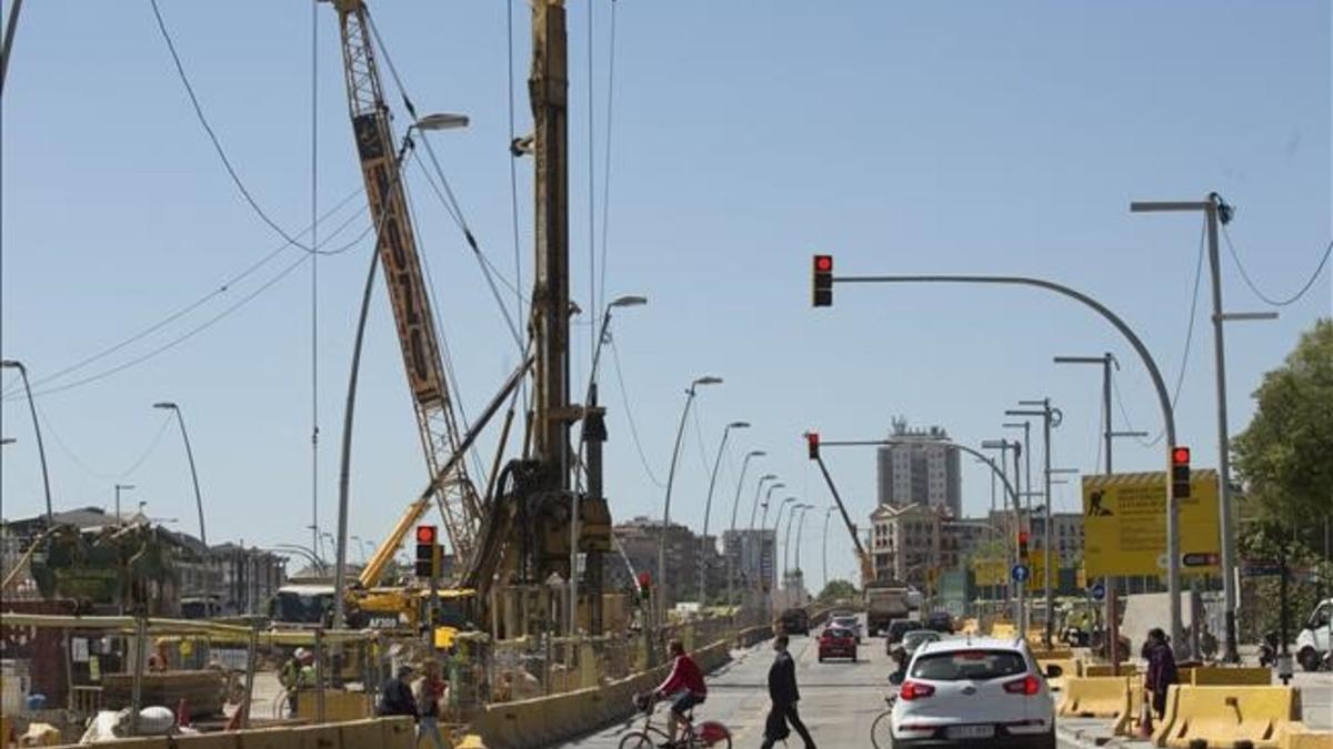 zentauroepp38169145 barcelona 24 04 2017 estado de las obras del tunel viario en170424142420