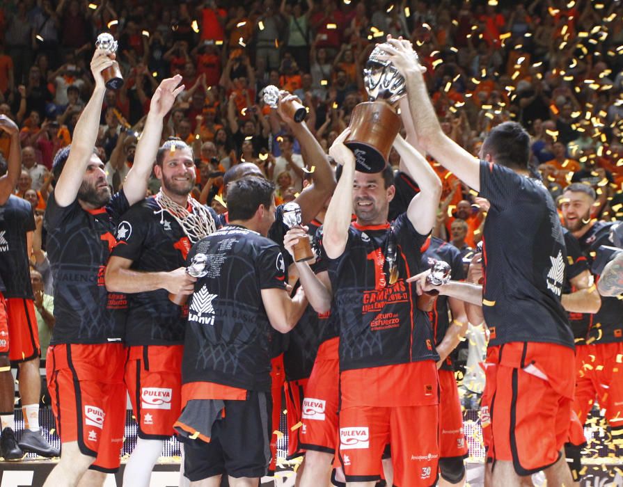 Así ha sido la celebración del Valencia Basket