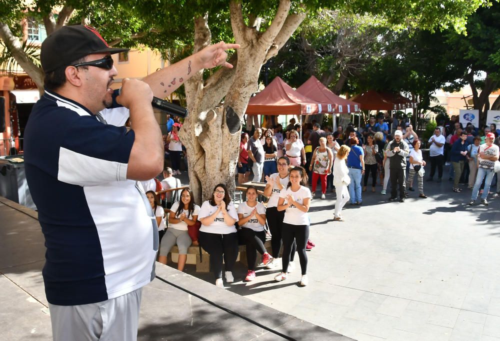 10/10/2019 AGÜIMES. Día Mundial Salud Mental en la plaza del Rosario de Agüimes. Fotógrafa: YAIZA SOCORRO.  | 10/10/2019 | Fotógrafo: Yaiza Socorro