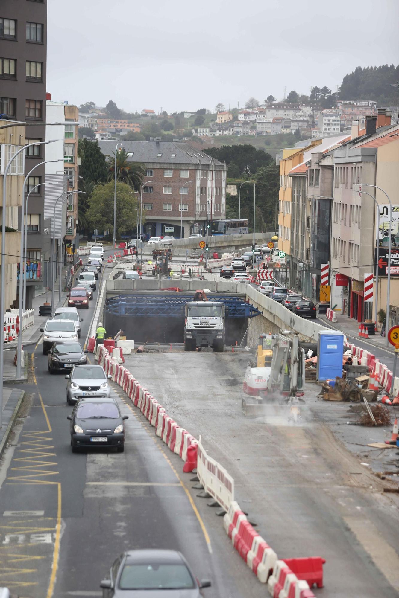 Comerciantes de Sol y Mar, pendientes del avance de las obras: “Esperamos que cumplan y arreglen la zona antes de Navidad ”