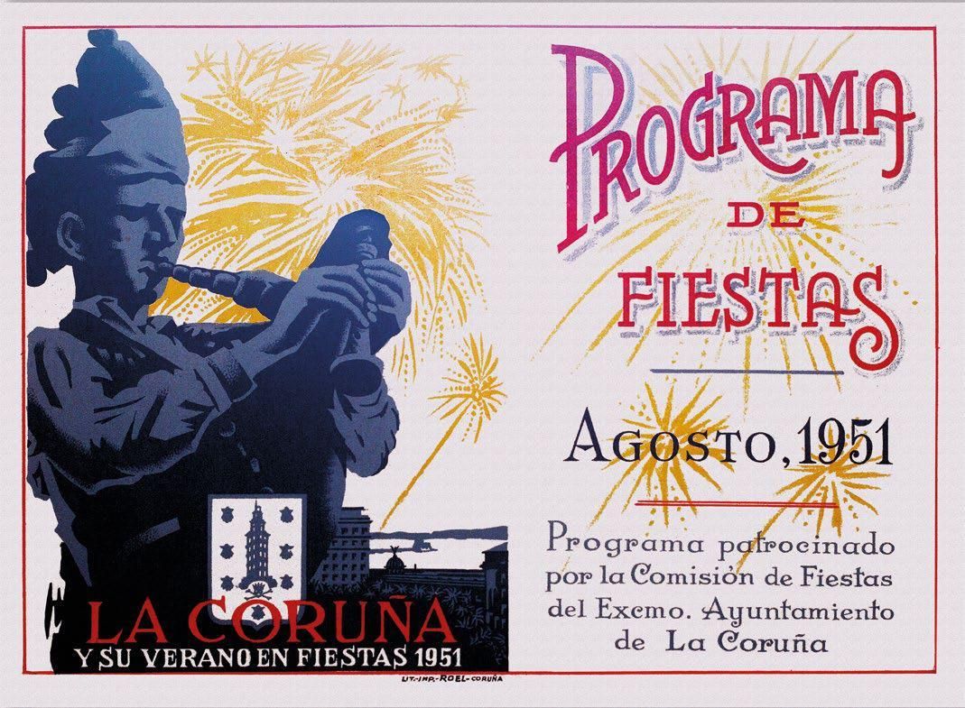 Así evolucionaron los carteles de las Fiestas de María Pita en 175 años en A Coruña