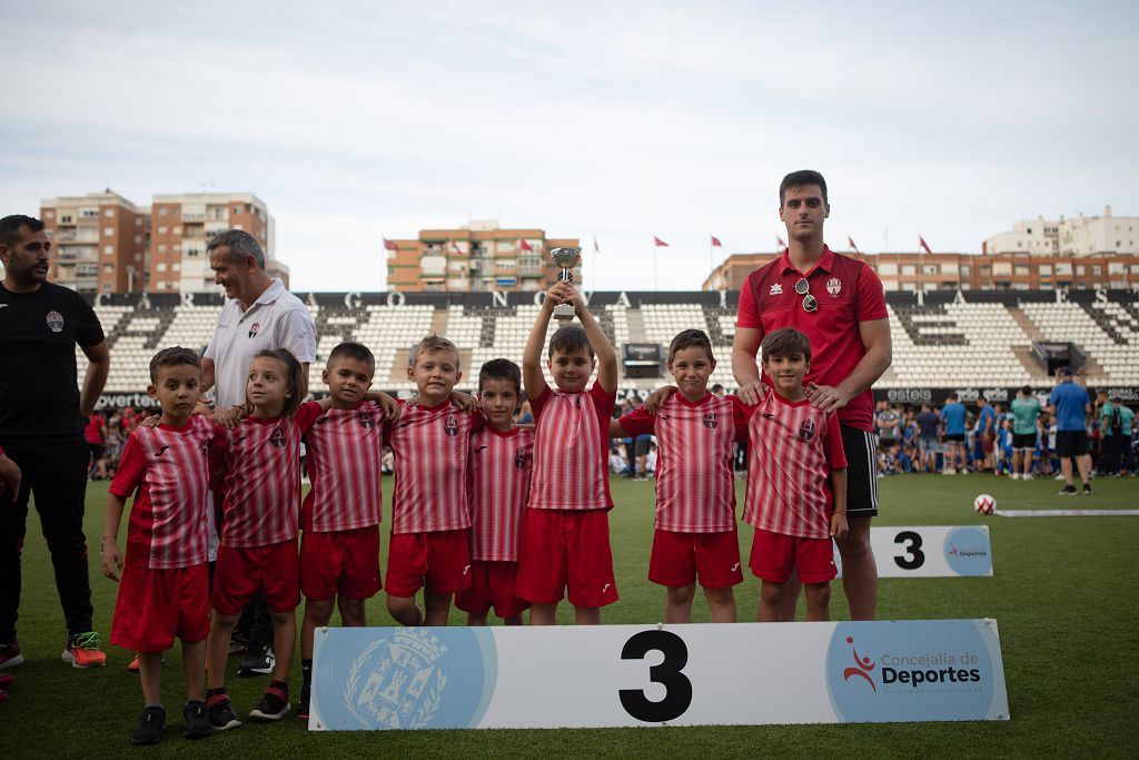 Clausura de la liga coal de fútbol en Cartagena