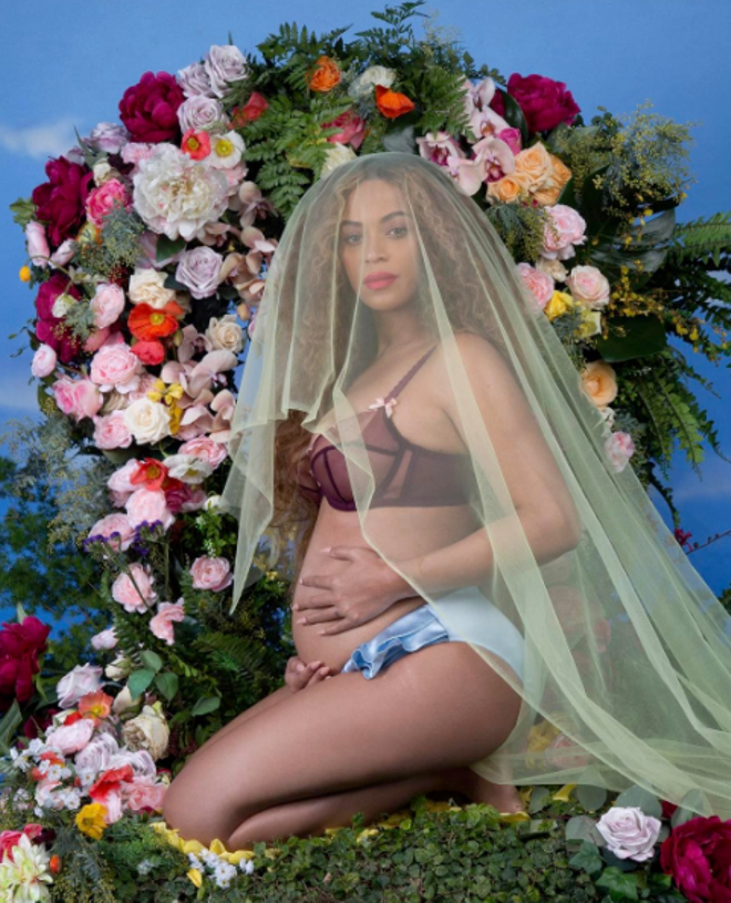 La foto con la que Beyonce anuncia su embarazo en Instagram