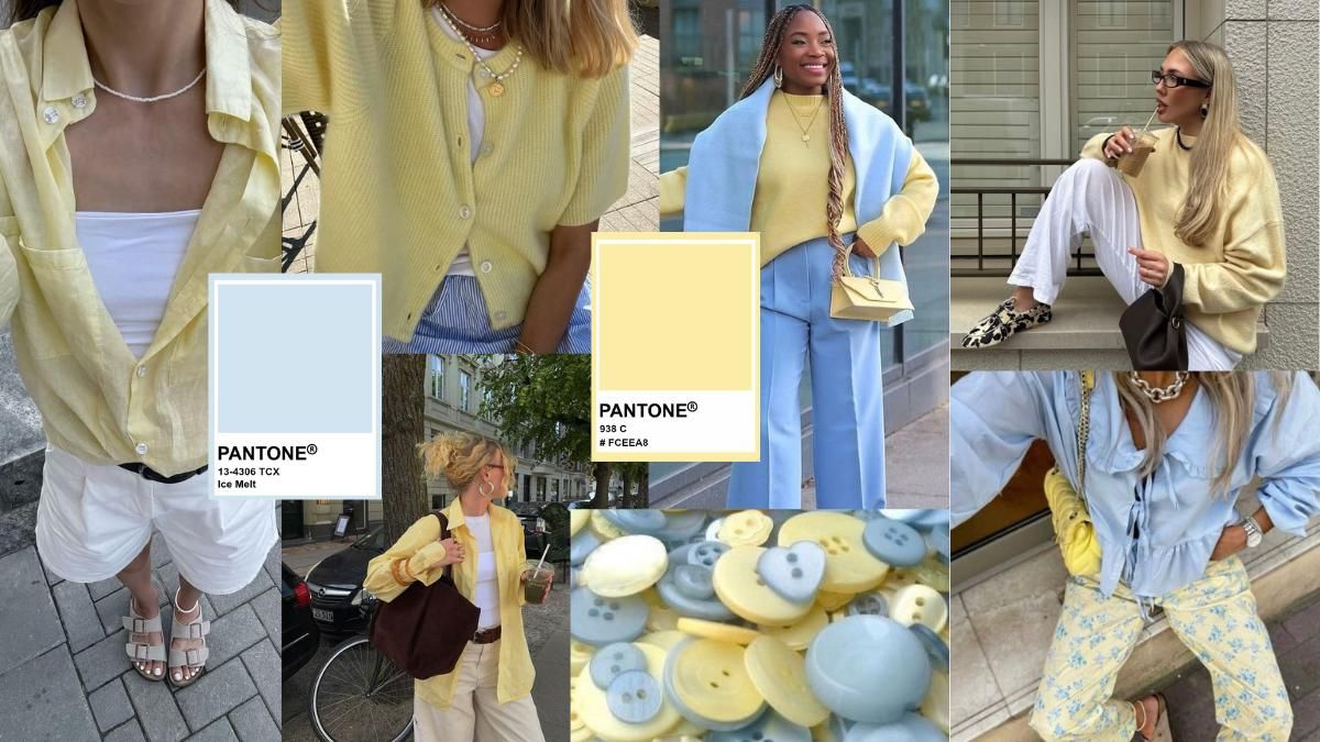 butter yellow and ice blue