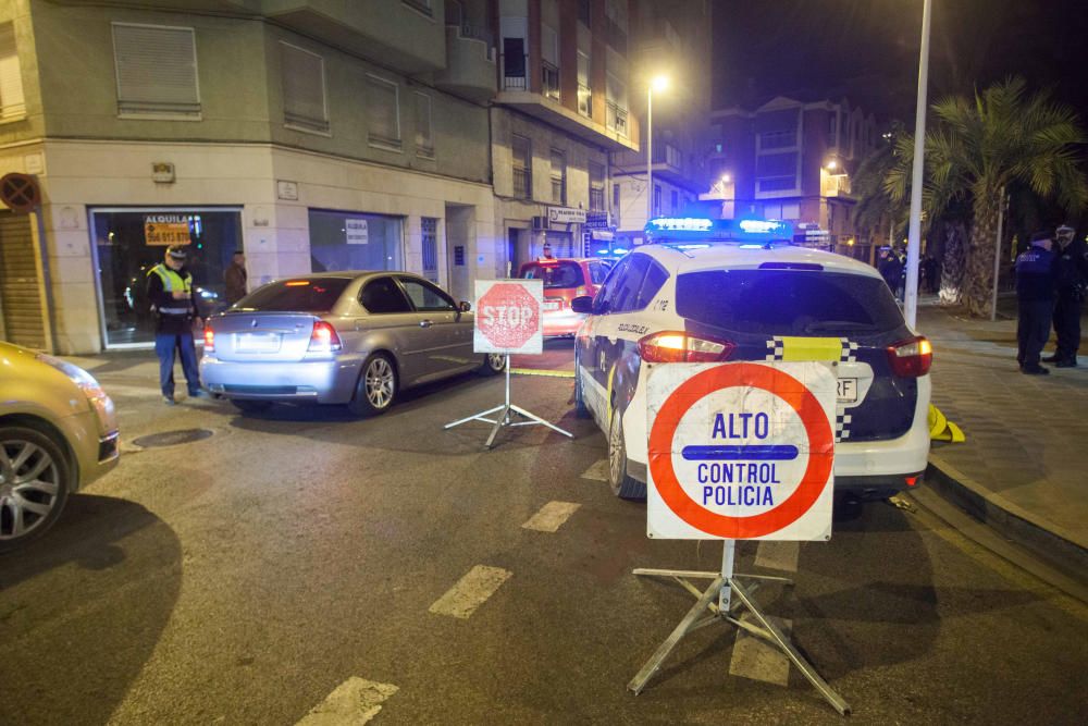 Controles de drogas en Elche