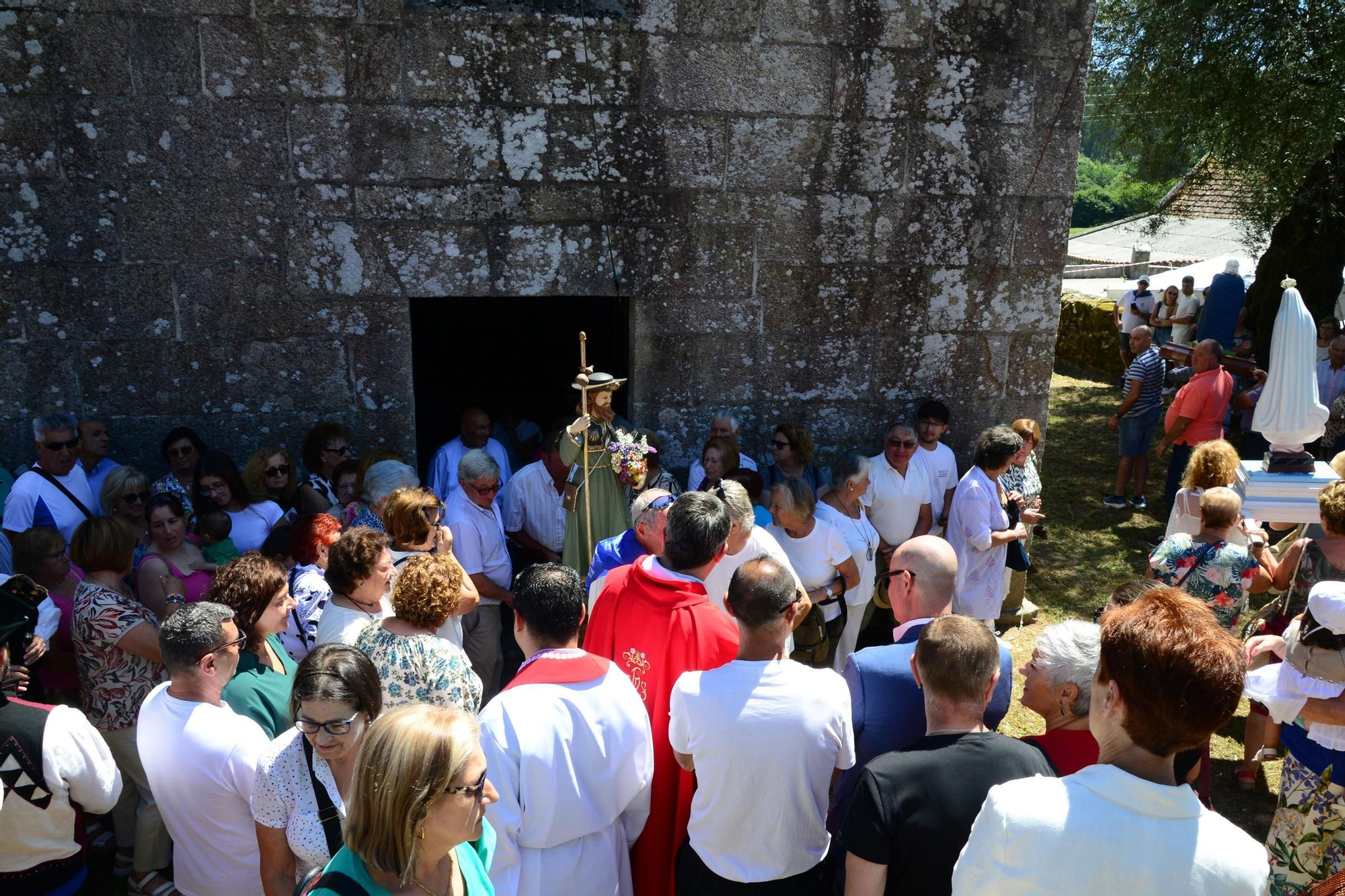 As celebracións do Día de Santiago en Ermelo, "berce do Morrazo"