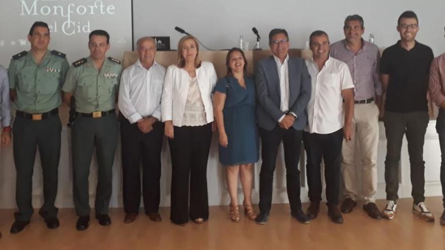 La Guardia Civil presenta en Monforte del Cid el Plan de Seguridad- Recolección de la Uva de Mesa 2019