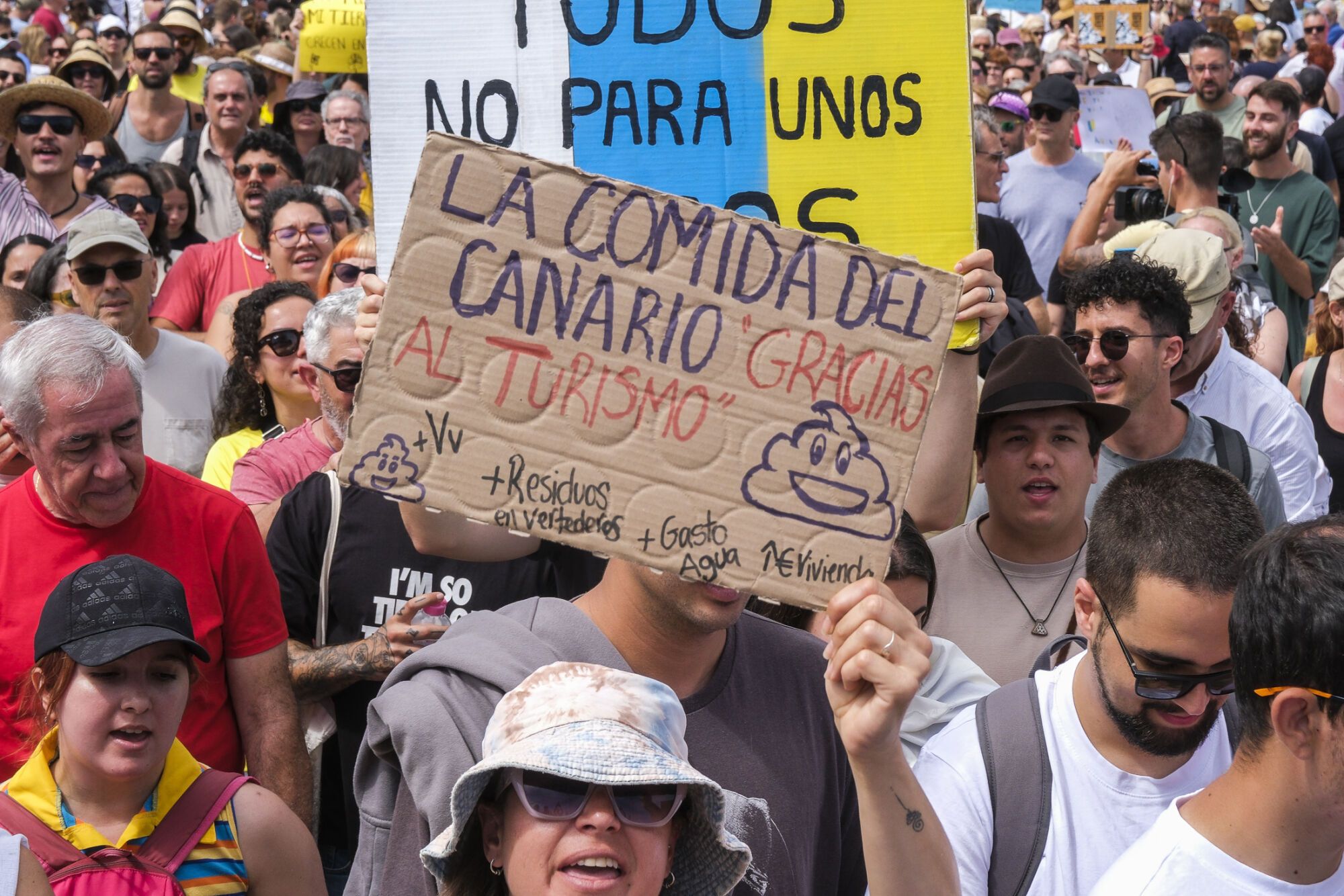 Manifestación Canarias tiene un límite 18M en Las Palmas de Gran Canaria