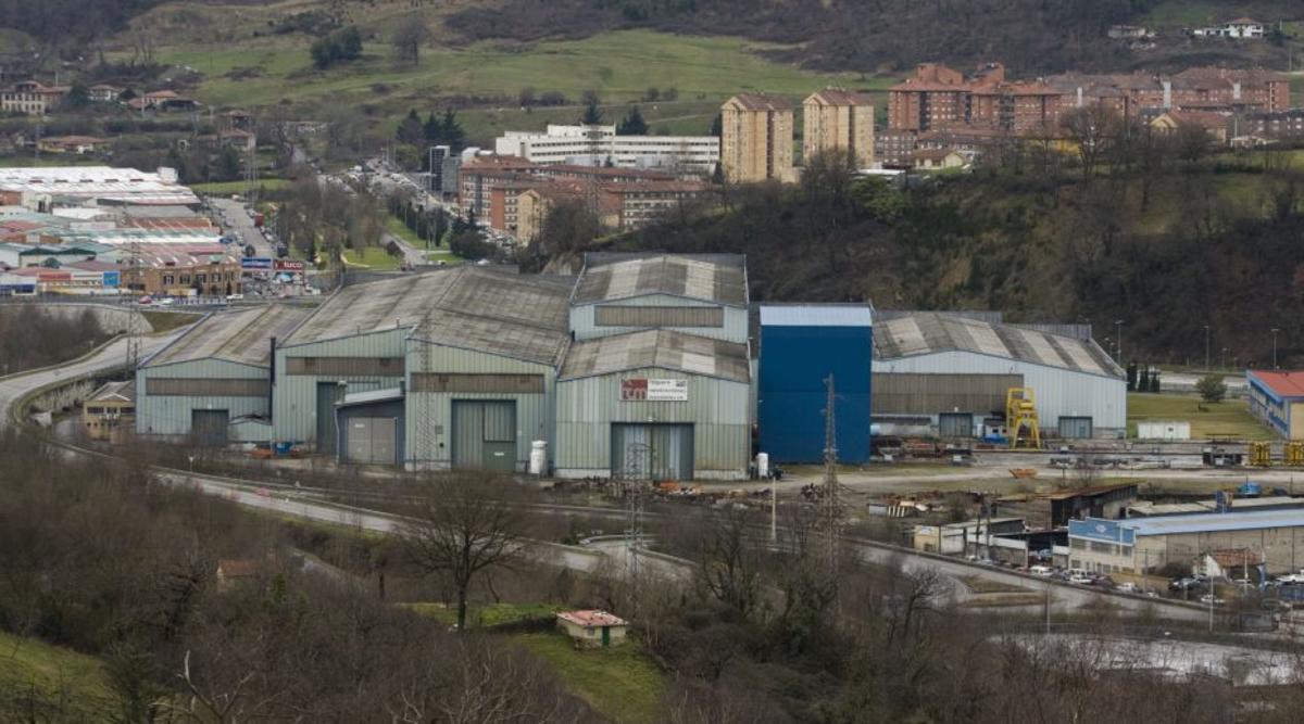 Recinto de Duro Felguera en Barros (Langreo). | JUAN PLAZA