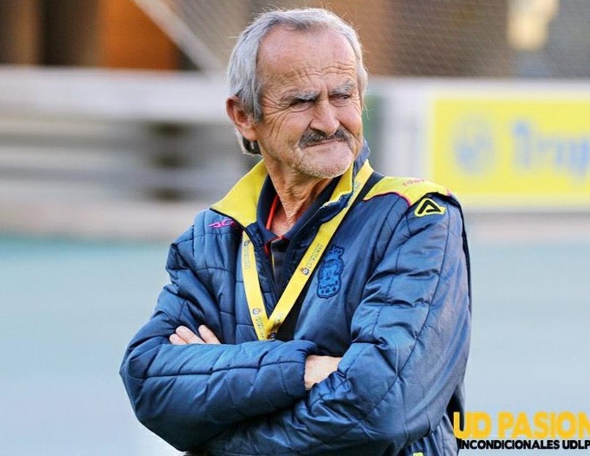 Tino El Escachao, en una imagen de archivo, en el Estadio de Gran Canaria.