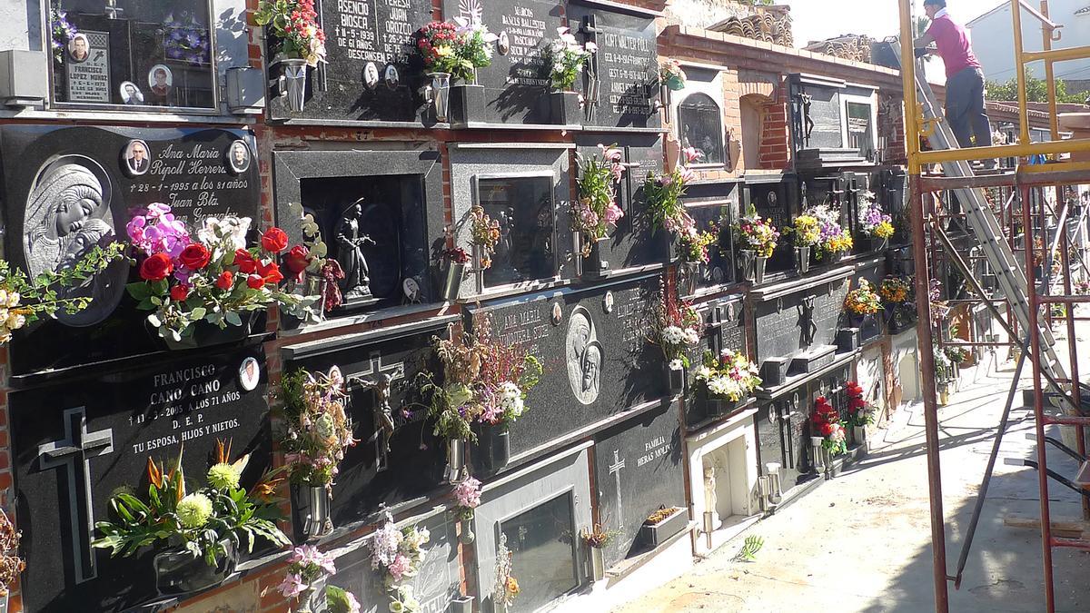 Interior del cementerio de Altea