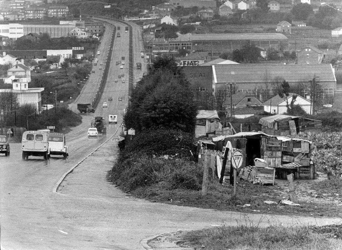 Camino real, carretera de Ourense o Castilla... así ha cambiado la Avenida de Madrid de Vigo