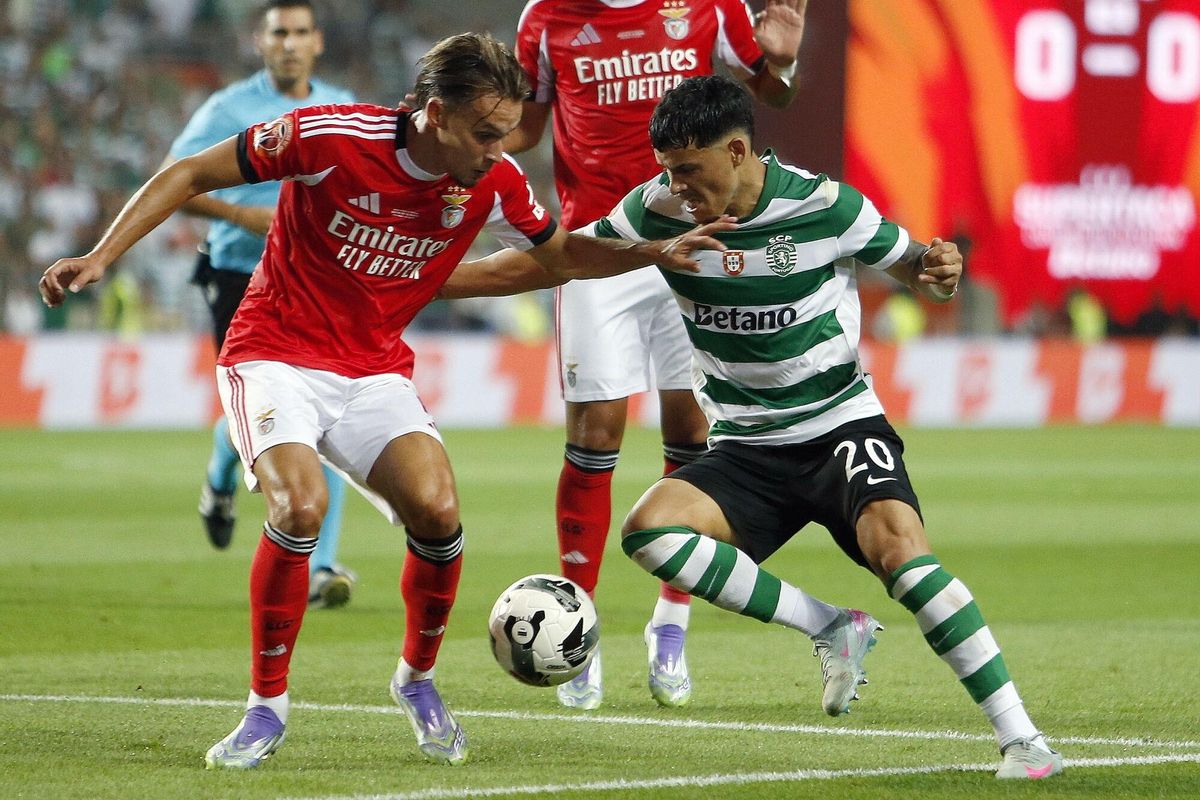 Partido entre el Benfica y el Sporting de Portugal.