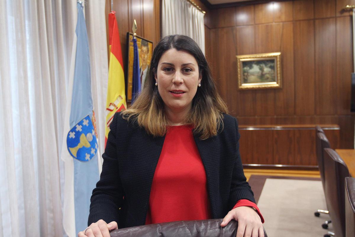 La alcaldesa de Vilariño de Conso, Melisa Macía (PP), en una imagen de archivo.