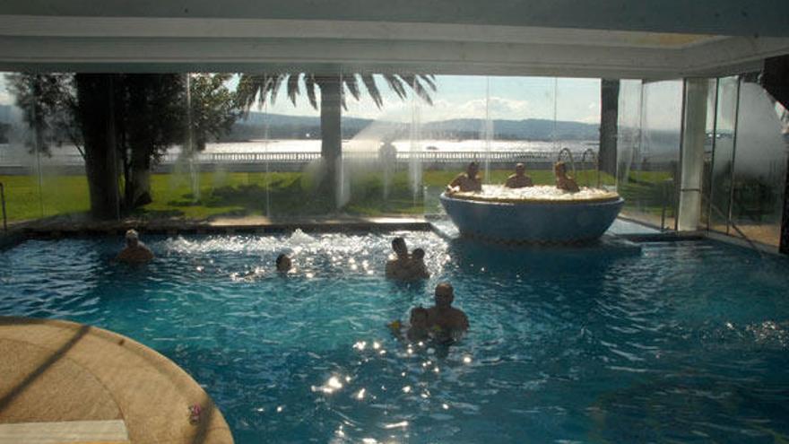 Instalaciones balnearias del Gran Hotel de A Toxa.