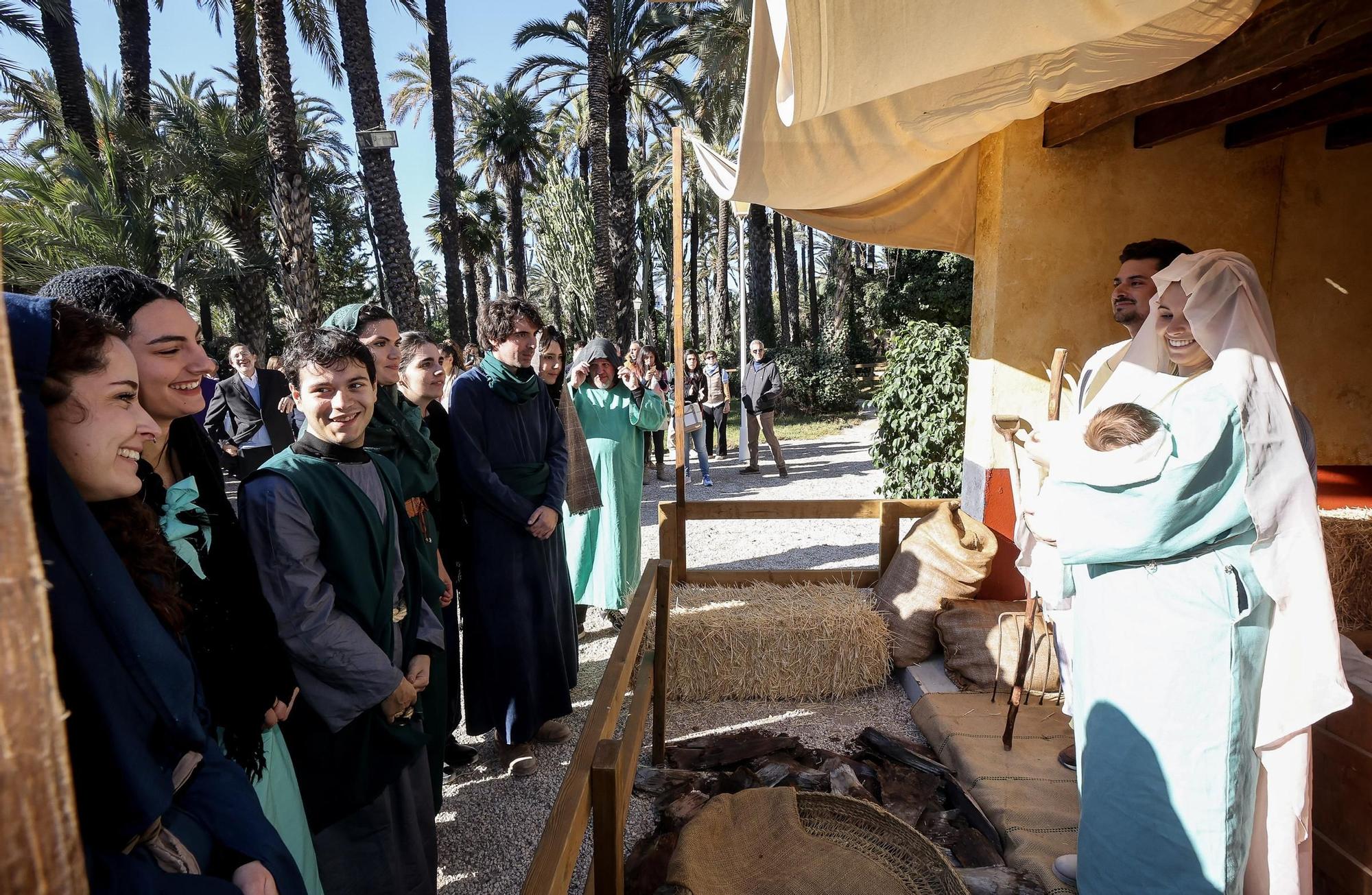 Así ha sido la inauguración del belen viviente en Hort del Xocolater