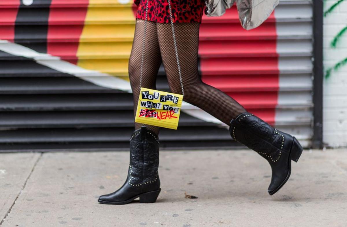 Botines de estilo western en el street style