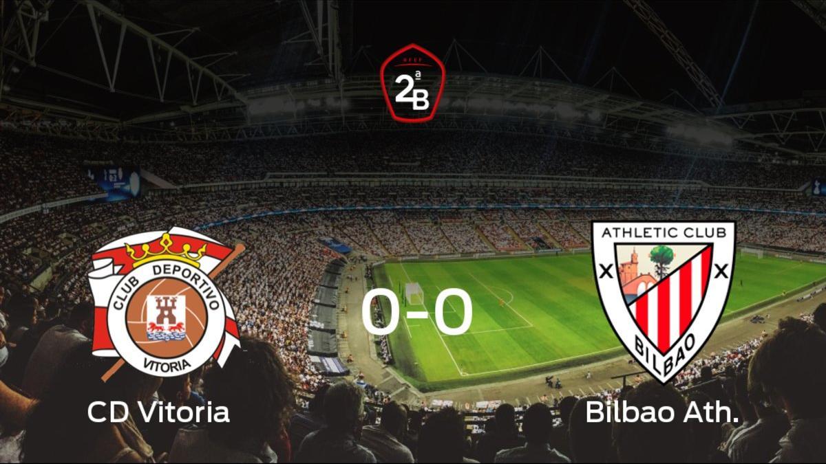 El Vitoria y el Bilbao Ath. empatan a 0 en los Campos de fútbol Olaranbe