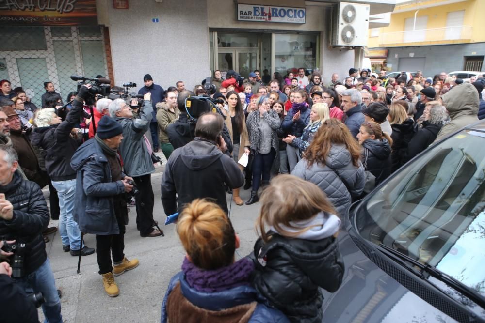 Manifestació per la nena morta de Blanes