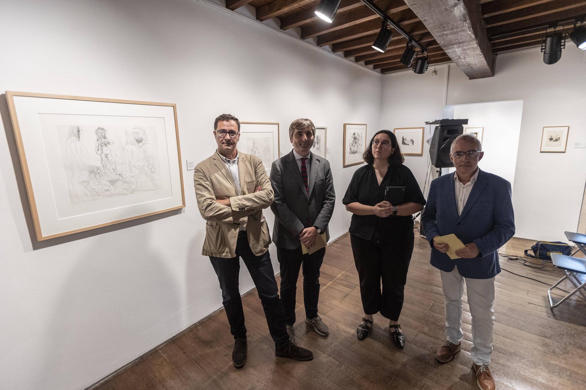 En imágenes: El Bellas Artes estrena una exposición de estampas de Picasso