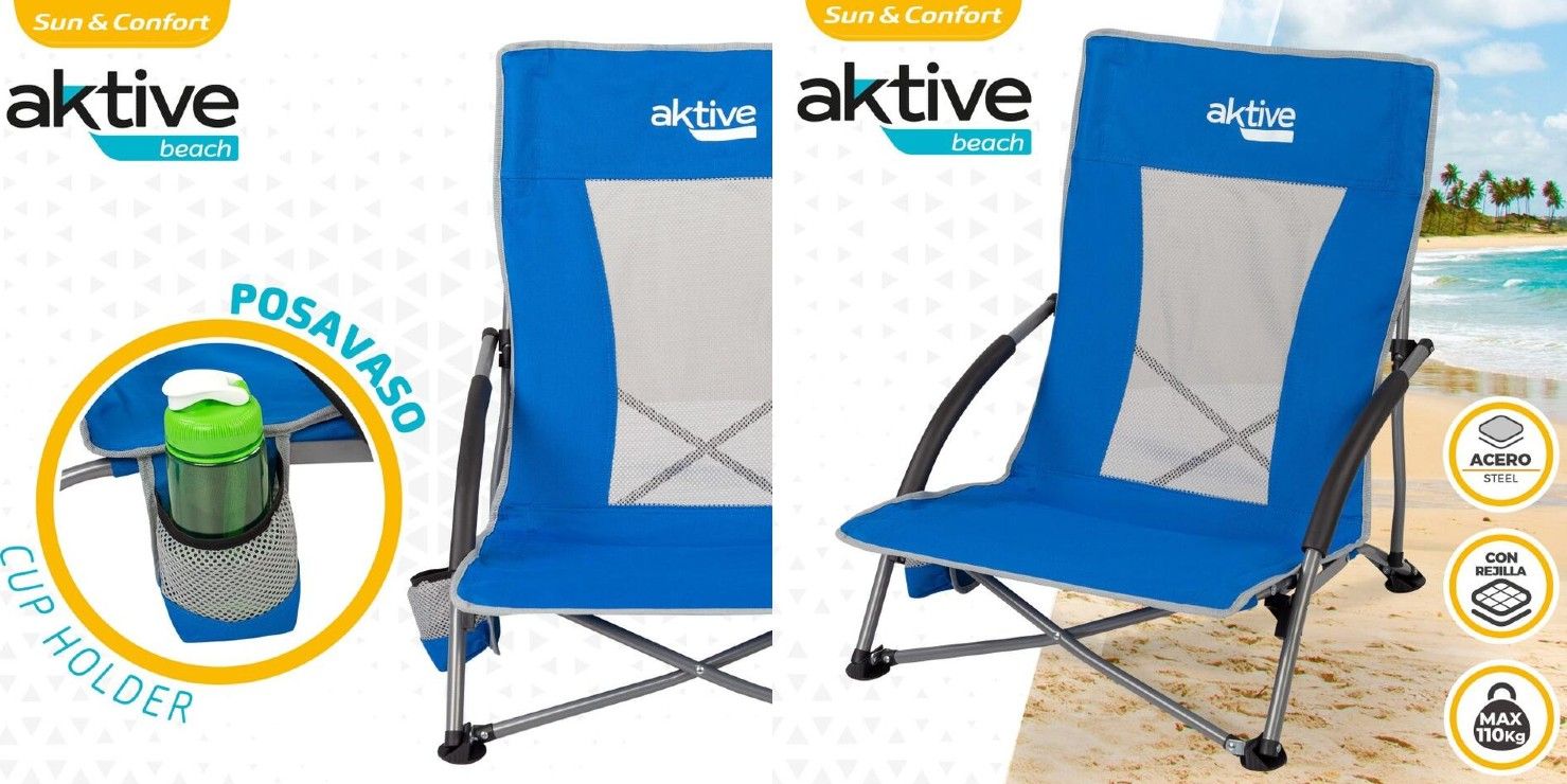 Decathlon | Esta silla es plegable, fácil de transportar y con un práctico posavasos