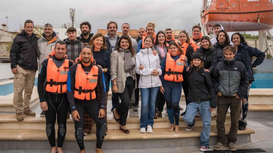 Alumnos en prácticas en la escuela de formación náutica. | CORT