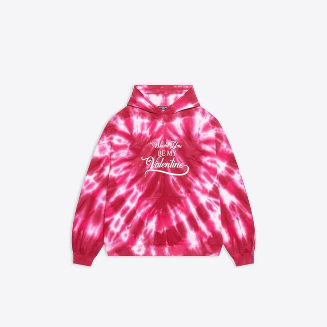 Sudadera 'tie dye' de edición San Valentín, de Balenciaga