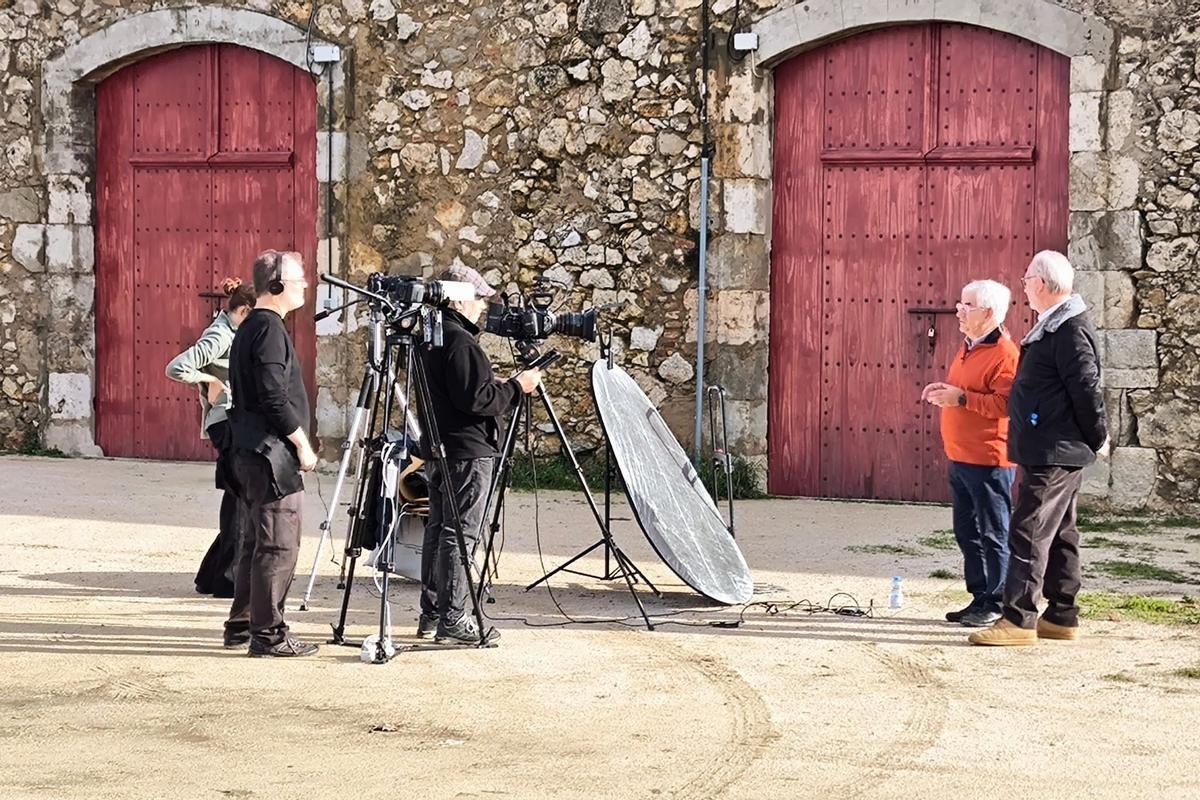 Entrevista a Martí Olivella i Jesús Vinyes per al documental