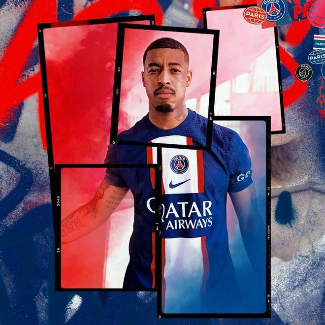 Así luce la nueva camiseta del PSG para la temporada 2022/23