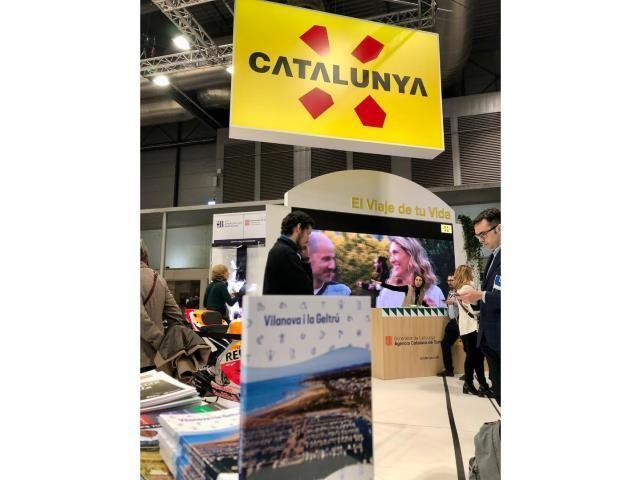 Vilanova i la Geltrú, presente al lado del stand de Catalunya en el FITUR