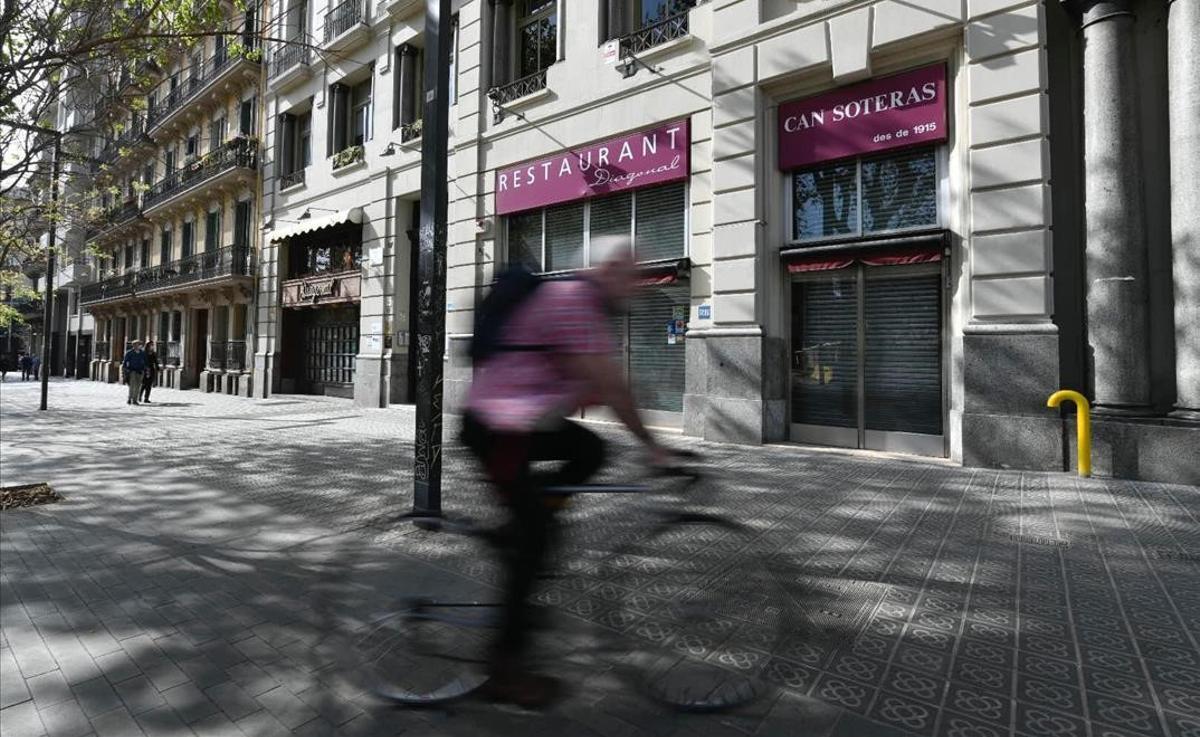 Restaurante Can Soteras, un negocio centenario de Barcelona que ha cerrado este año por la pandemia.