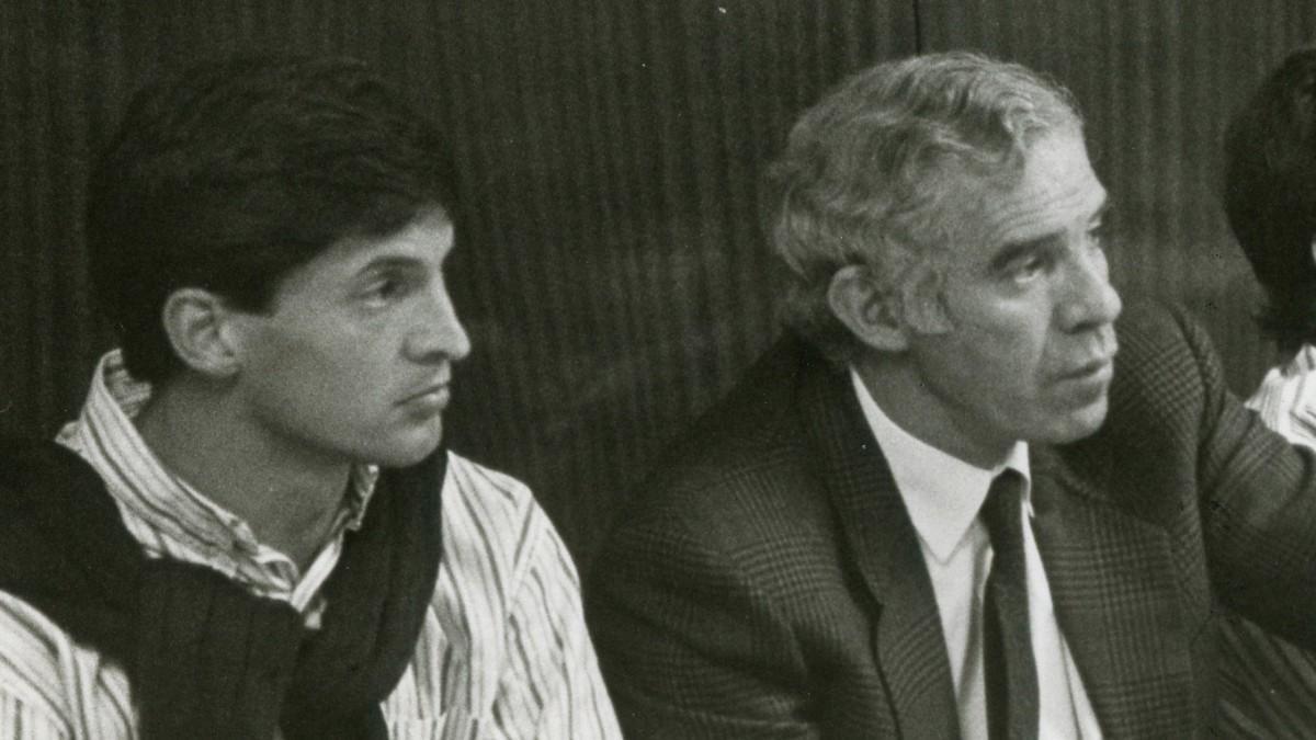 Aragonés y Urbano en la rueda de prensa del motín del Hesperia