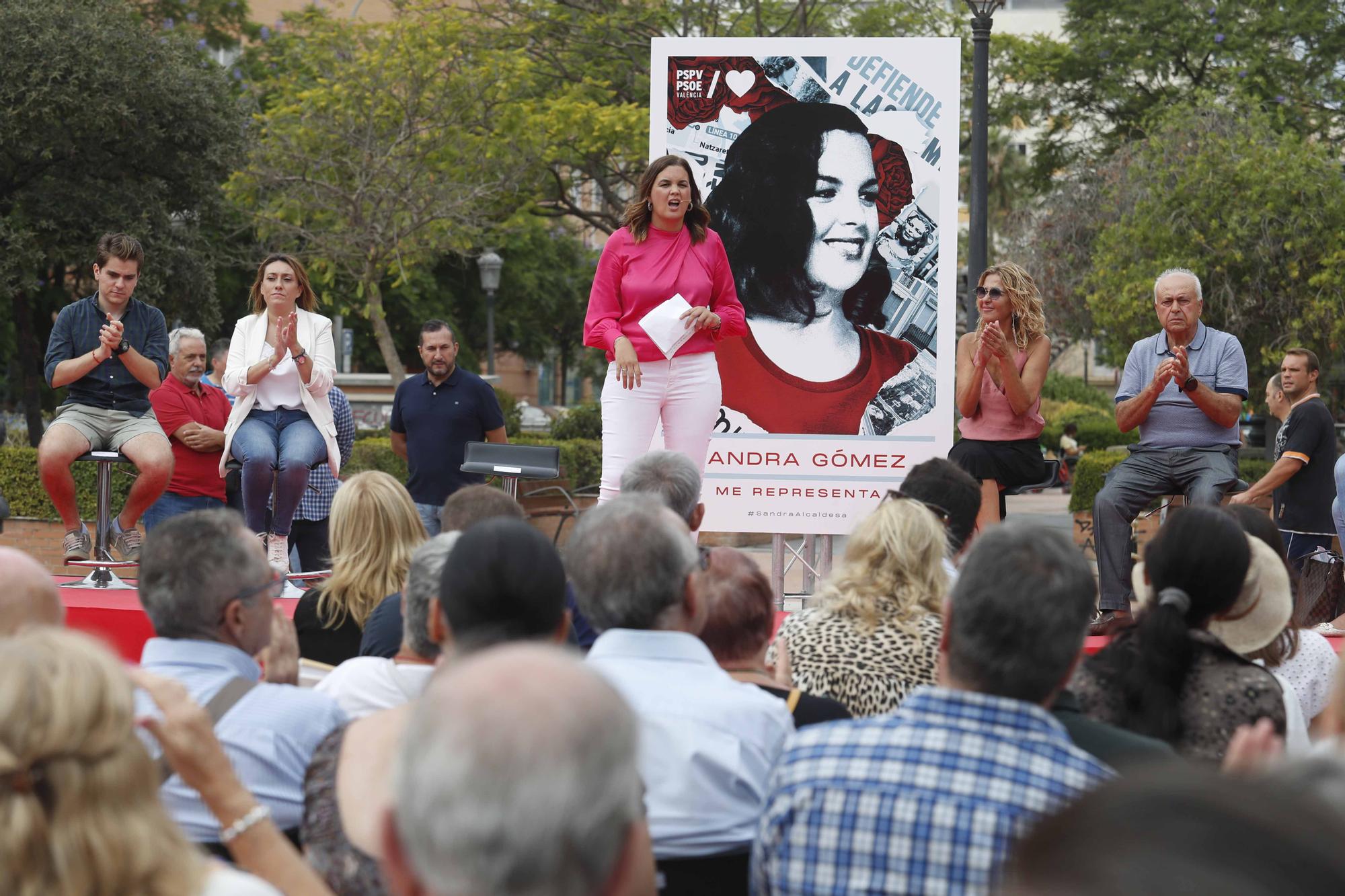 Presentación de la candidatura de Sandra Gómez a las primarias del PSPV
