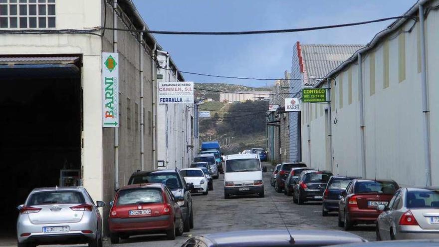 Calle Monte da Rabadeira, en el polígono de La Artística.