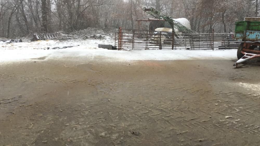 Sanabria, en blanco por la nieve