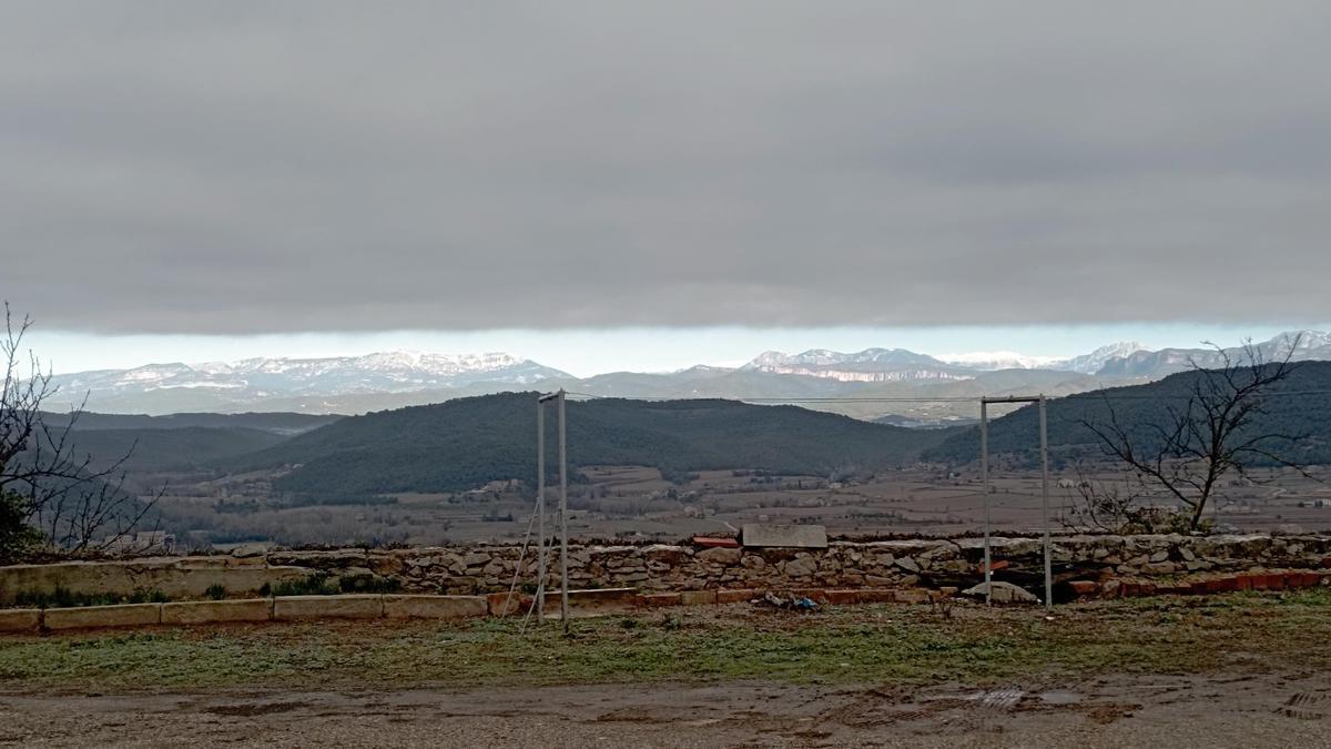 Panoràmica des de casa, Cardona.