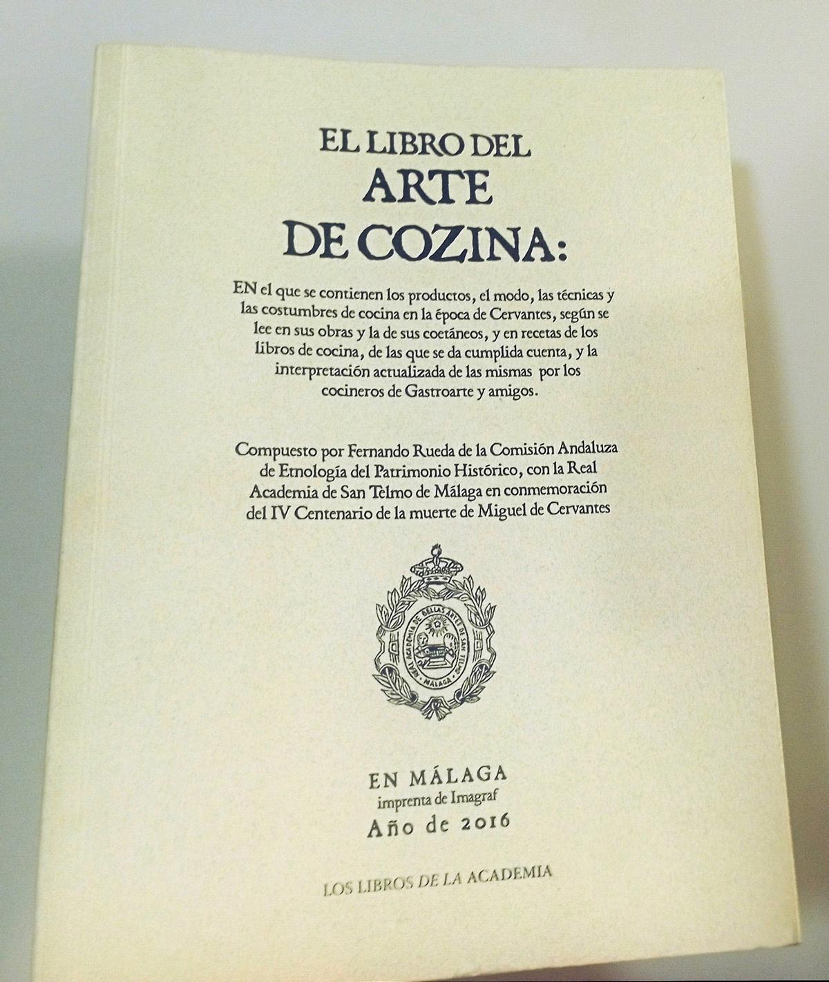 Portada de 'El libro del arte de cozina'.