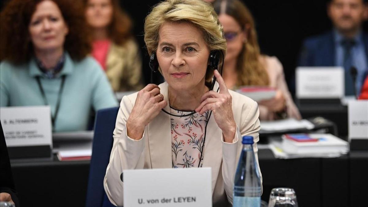 La presidenta de la Comisión Europea, Ursula von der Leyen.